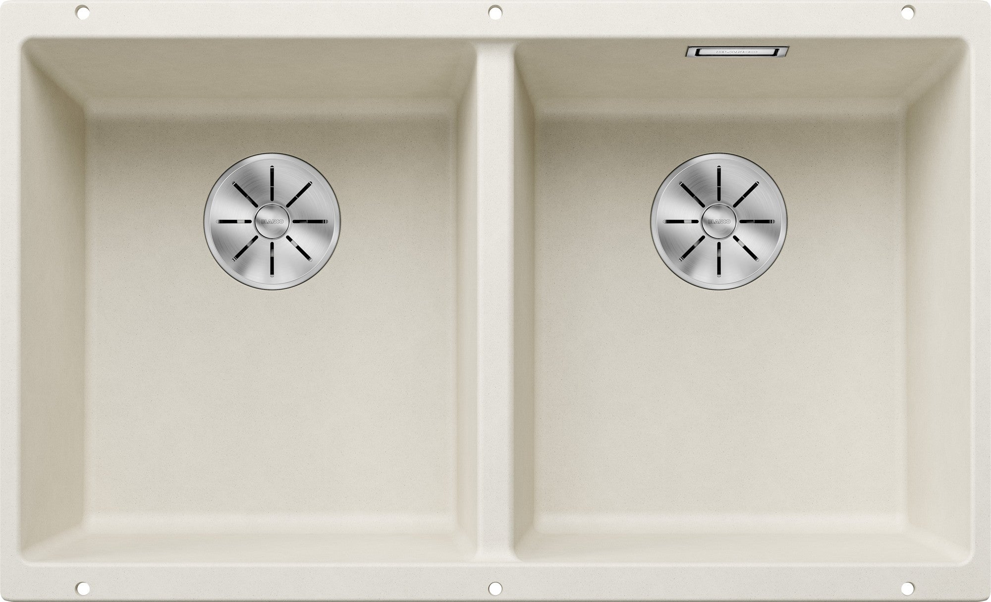 Chiuveta de bucatarie Subline 527164, silgranit alb antic, 755 x 460 mm, Blanco